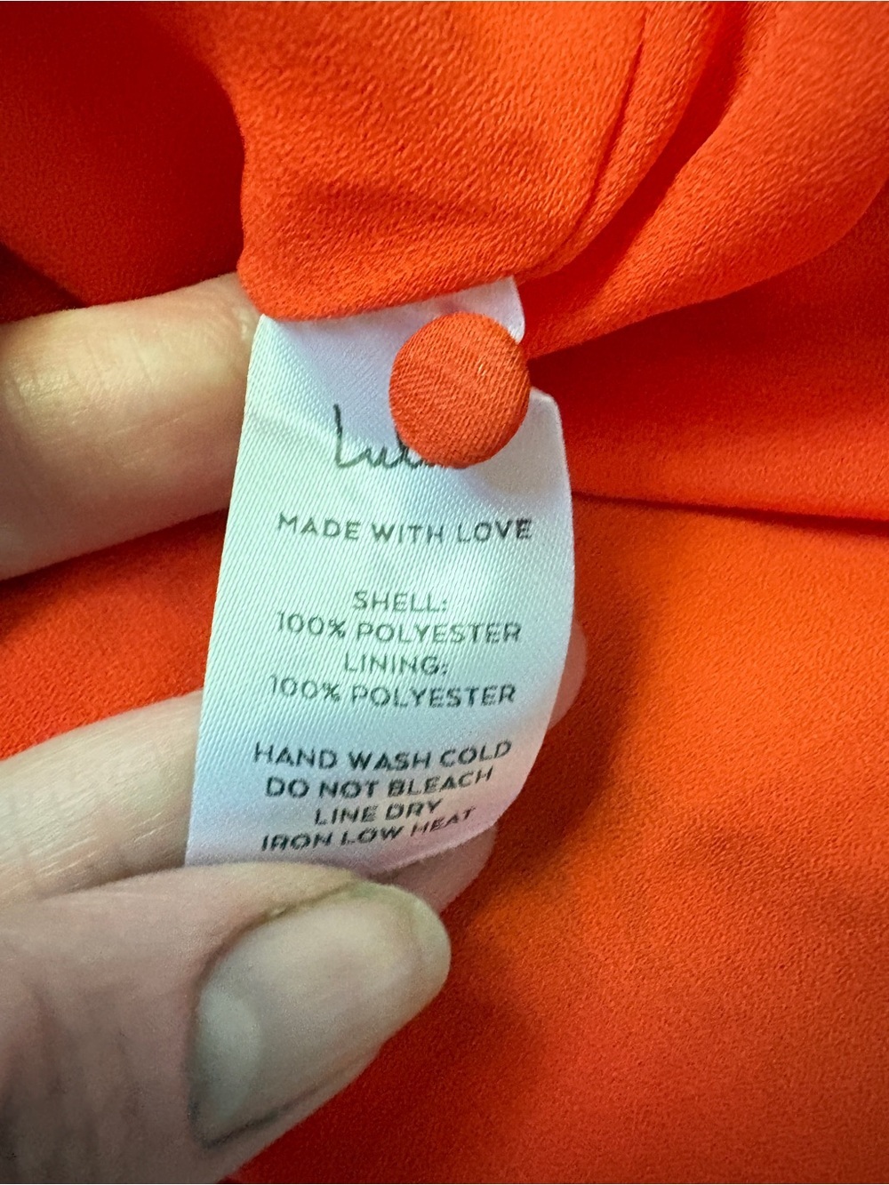 Lulus orange red maxi dress floral summer wedding pleated romantic floral XL EUC - Picture 15 of 16